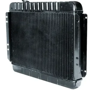 Direct From Manufacturer Radiator, Std Core, 1966-70 Cutlass w/AC, V8, 2-3/4" & 3-1/2" Mounts