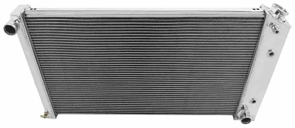 Wholesale Radiator, Alum. Amricn Eagle, 67-77 A-Bdy/Rivi/Pont FS, 65-82 Cad, 2Row, 1" Tube