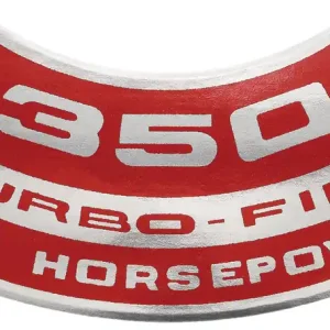 Decal, Air Cleaner, 1964-77 Chevelle/El Camino/Monte Carlo, 350 Turbo-Fire 300HP Low Price
