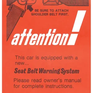 Big Sale Decal, Lacquer Paint, 1961-62 Special, In Glove Box