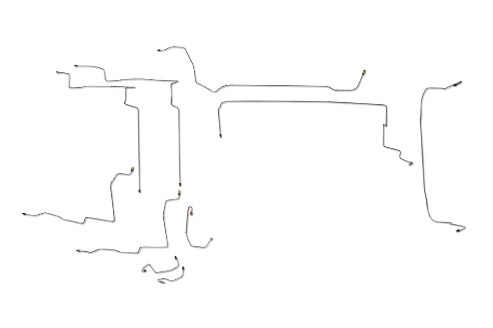 Ford Mustang Brake Line Set 2003 4.6L BLF-125-SS2E Stainless Steel Best Seller