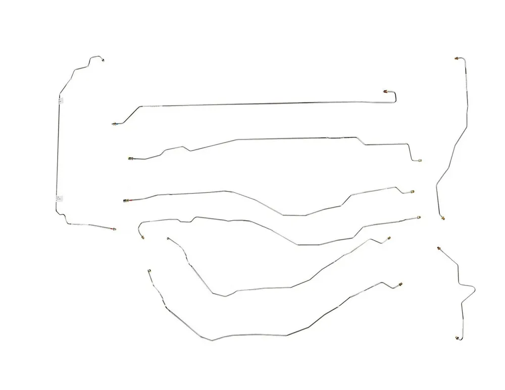 Authentic GMC Sierra Brake Line Set 2001 2500HD/3500 Crew Cab 8ft Bed 6.0L BLC-223-SS2A Stainless Steel
