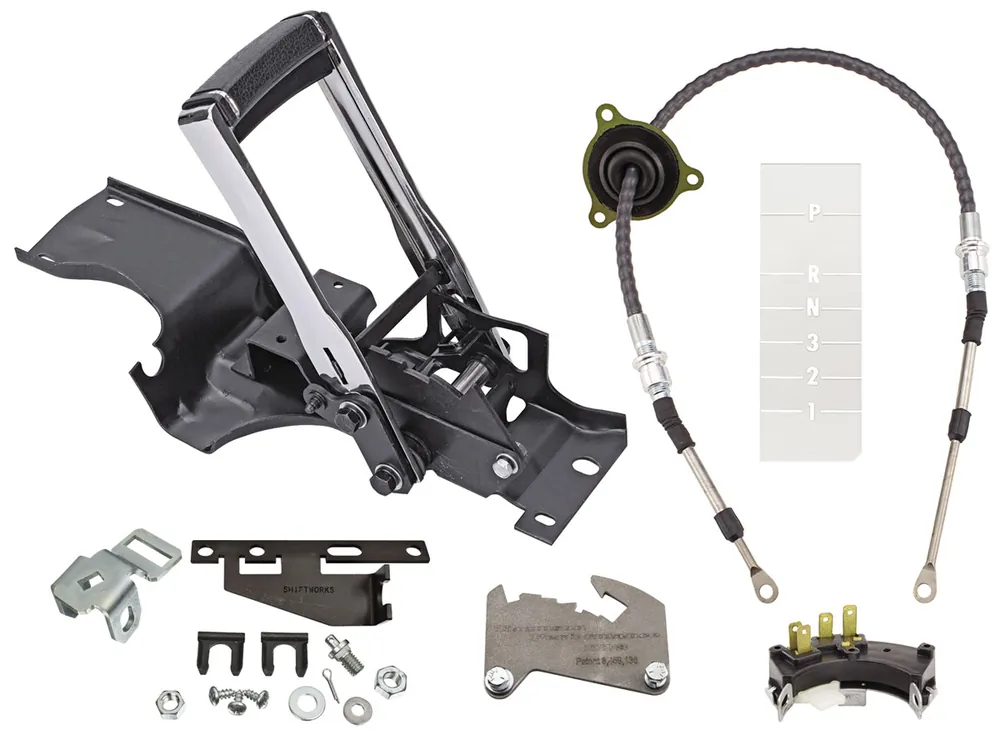 Shifter Bundle, RESTOPARTS & Shiftworks, Ratchet, 68-70 Chevelle TH350/TH400 Fast Shipping
