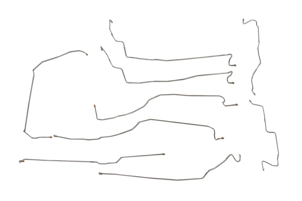 Final Sale GMC Sierra Brake Line Set 2005 1500 Crew Cab 5.75ft Bed 5.3L BLC-221-SS2B Stainless Steel
