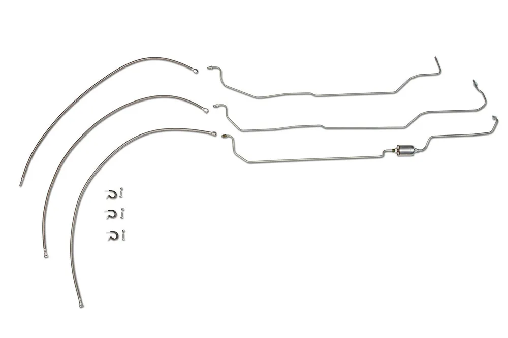 Luxury GMC Sierra EZ Install Fuel Line Set 2003 1500 Exc. HD, Ext Cab 5.3L Non Flex Fuel FL888-G2M