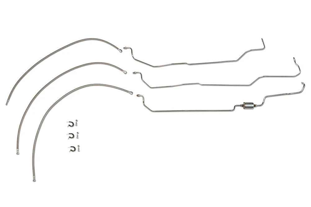 GMC Sierra EZ Install Fuel Line Set 2002 1500 Exc. HD, Ext Cab 5.3L Non Flex Fuel SS888-G2I Stainless Steel Express Delivery