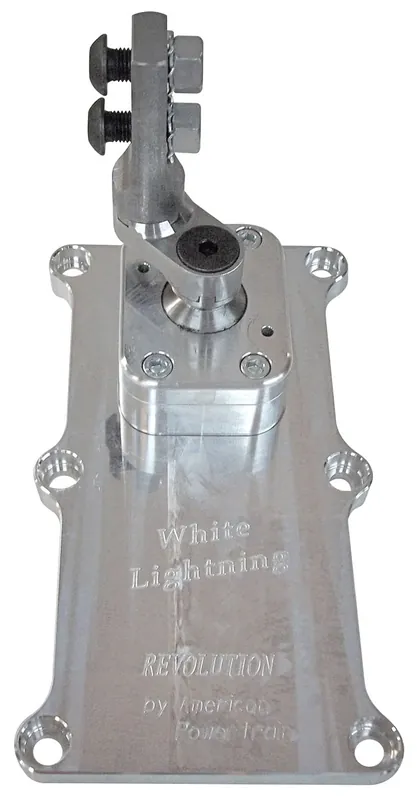 Handmade Shifter, White Lightning, American Powertrain, 1964-72 A-Body T-56, 0" Offset