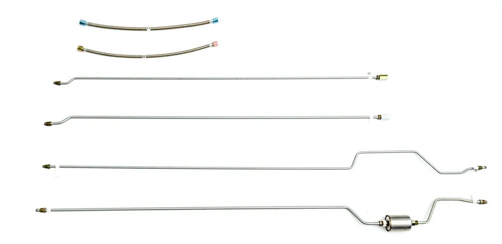 Hot Picks Chevy G Series Van Rear Fuel Line Set 1996 3500 125" WB 7.4L FL499-A3C