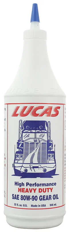 Bulk Order Gear Oil, Lucas, 80/90, 1 Quart