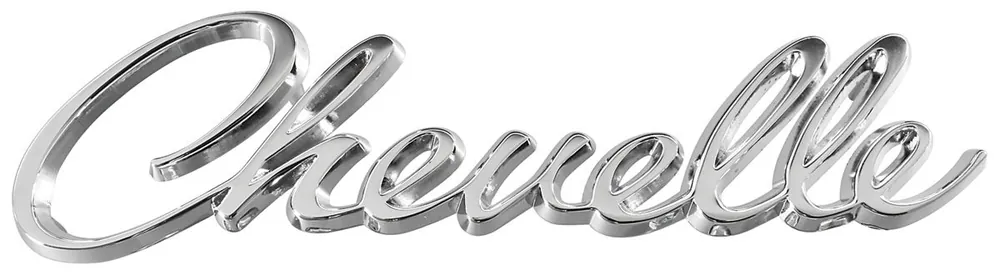 Top Rated Emblem, Header Panel, 1968-69 "Chevelle"