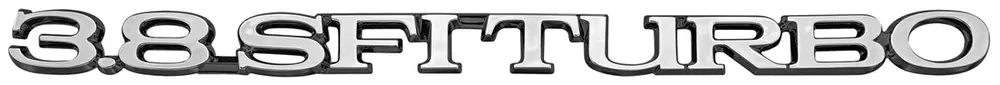 Emblem, Hood, 1984-87 Regal Turbo, 3.8 SFI Turbo Free Shipping