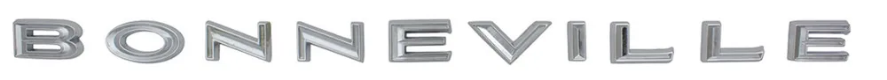 Money Back Guarantee Emblem, Quarter Panel, Letters, 1964-65 "Bonneville"