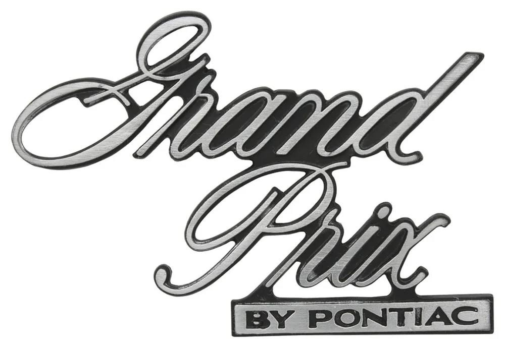 Wholesale Emblem, Header Panel, 1977 Grand Prix