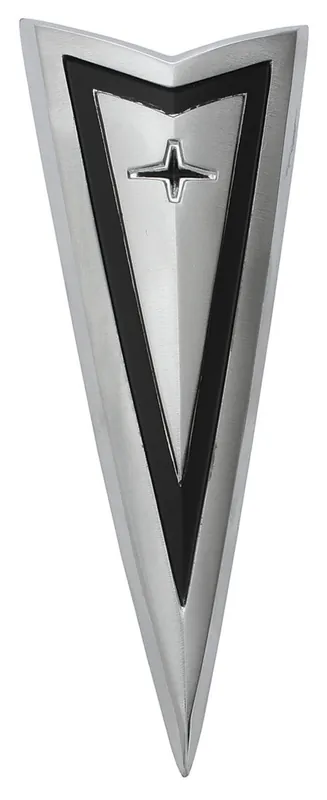 Crafted Emblem, Grille, 1965 Bonneville/Catalina, Arrowhead