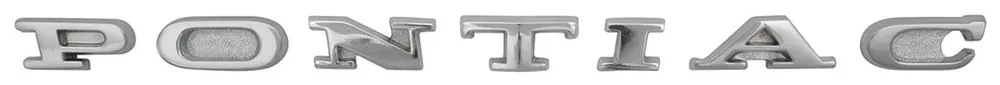 Sale Emblem, Hood Letters , 1960 Bonneville/Catalina
