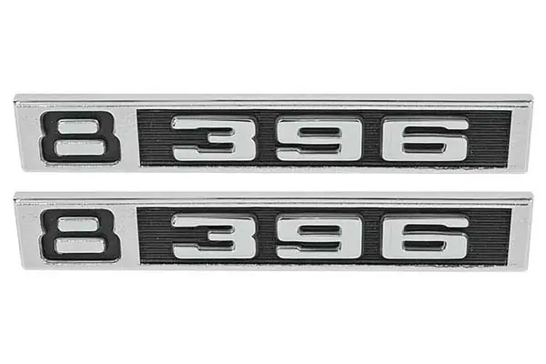 Emblems, Fender, 1969-70 Chevrolet Truck, 396 Express Delivery