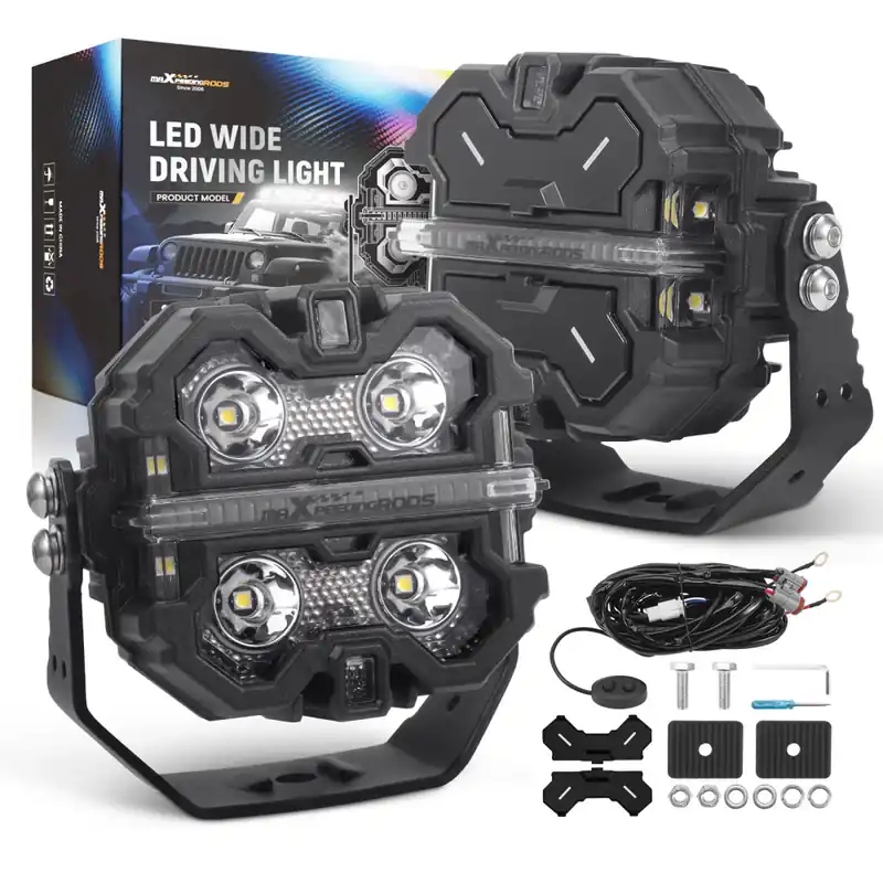 Maxpeedingrods Driving Auxiliary Light Universal 3.5inch 160W Light Pods for Offroad Driving Handmade
