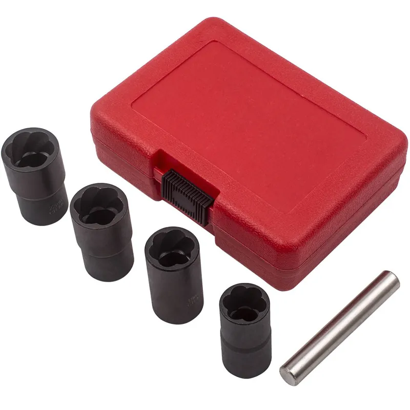 1/2 Drive Wheel Locking Lug Nut Removal Tool Kit 17mm 19mm 21mm 22mm New Flash Sale