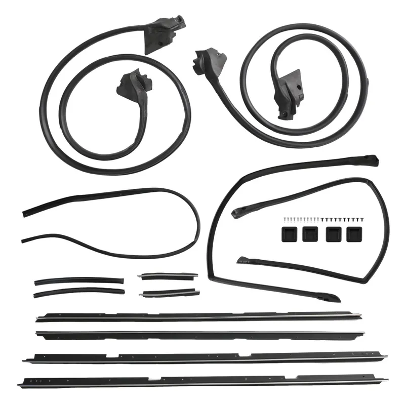 17 pc Complete Door Tailgate Weatherstripping Seal Kit ForEl Camino 78 - 87 Crafted