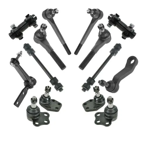 Free Delivery 2000-01 Dodge Ram 1500 Truck Rear Wheel Drive Front 14 Piece Steering & Suspension Kit TRQ PSA59909