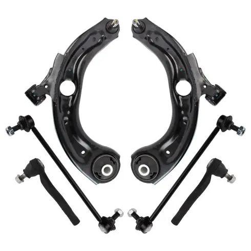 Free Shipping Toyota Yaris iA Scion iA Front 6 Piece Steering & Suspension Kit TRQ PSA50675