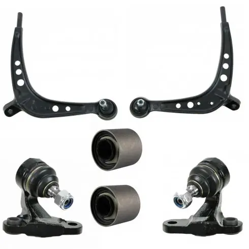 BMW 325Xi 330Xi Front 6 Piece Control Arm with Ball Joint Set TRQ PSA65996 Price Drop