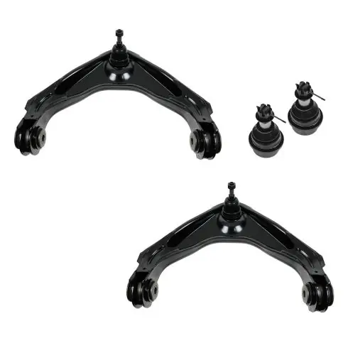 Chevrolet GMC Hummer Front 4 Piece Control Arm with Ball Joint Set TRQ PSA56238 Price Drop