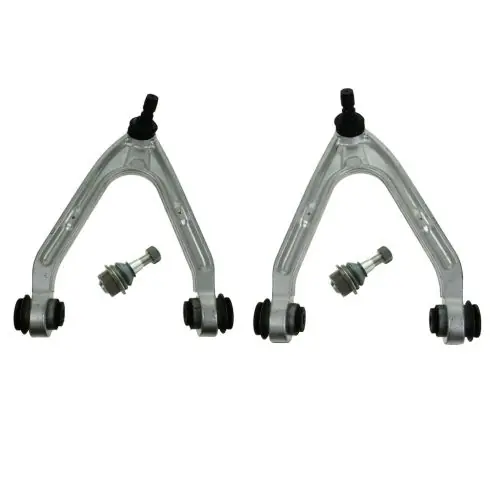 Hummer H3 H3T Front 4 Piece Control Arm with Ball Joint Set TRQ PSA56477 Money Back Guarantee