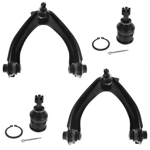 1997-01 Honda CR-V Front 4 Piece Control Arm with Ball Joint Set TRQ PSA56237 Genuine