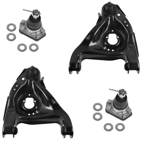 Must Have Chevrolet GMC Isuzu Front 4 Piece Control Arm with Ball Joint Set TRQ PSA56380