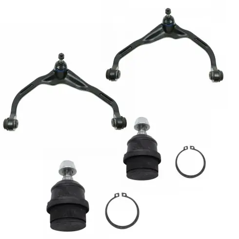 Buy Direct Jeep Liberty Dodge Nitro Front 4 Piece Control Arm with Ball Joint Set TRQ PSA56388