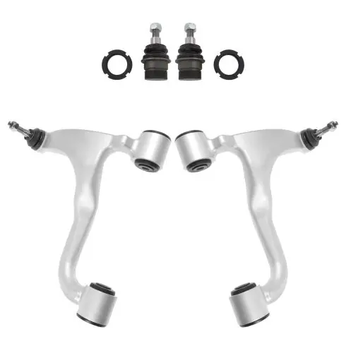 Must Have Mercedes Benz Rear 4 Piece Control Arm with Ball Joint Set TRQ PSA64946