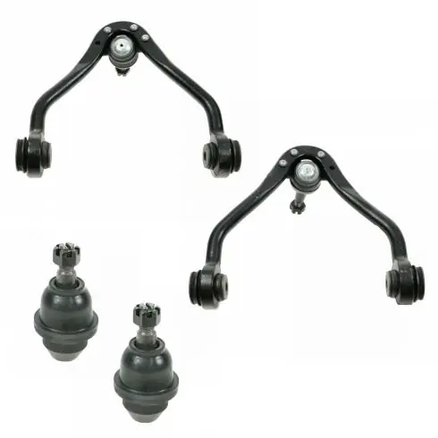 Chevrolet GMC Front 4 Piece Control Arm with Ball Joint Set TRQ PSA72490 Warranty Included