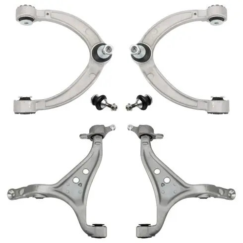 Mercedes Benz Front 6 Piece Control Arm with Ball Joint Set TRQ PSA27647 Time-Limited