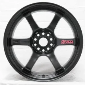 Gram Lights 57DR 18x9.5 +38 5x120 Semi Gloss Black Wheel Crafted