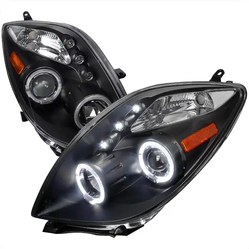 Spec-D 2006-08 Toyota Yaris Halo Projector Headlight Smoked Lens Matte Black Housing 3 Door Only **CLEARANCE** Super Sale