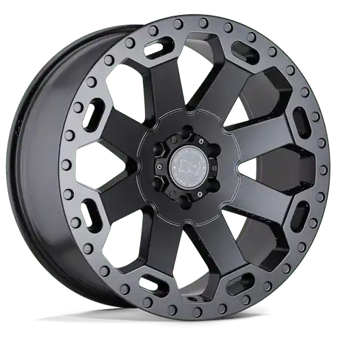 Worldwide Shipping Black Rhino WARLORD 17X9 8X180 ET-12 125.1 Matte Gunmetal