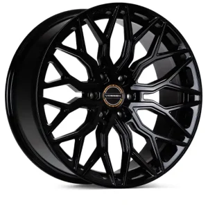 Handmade Vossen HF6-3 22x9.5 / 6x135 / ET20 / Deep Face / 87.1 - Gloss Black Wheel