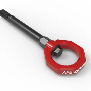 aFe CONTROL Front Tow Hook Red Buy Today