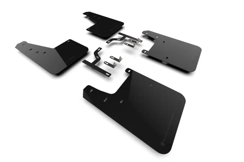 Rally Armor 23-25 Toyota Sequoia Black UR Mud Flap w/ Metallic Black Logo Special Offer