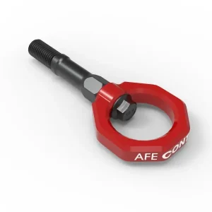 AFE 20-24 Chevrolet C8 Corvette Rear Tow Hook - Red Worldwide Shipping