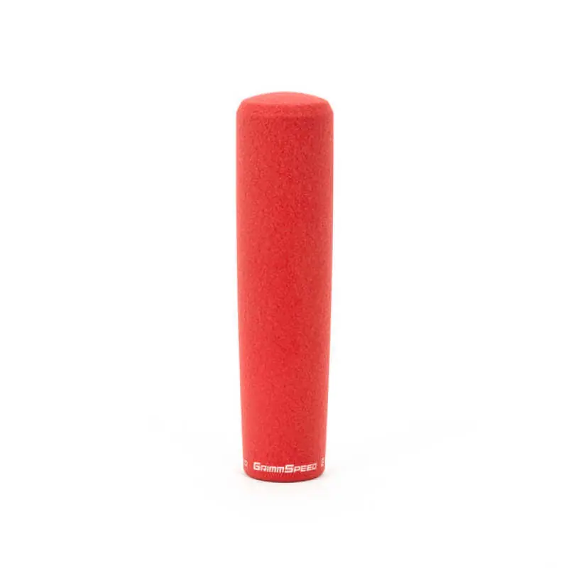 GrimmSpeed Tallboy Shift Knob Aluminum Red - M12x1.25 Luxury