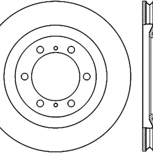 Buy Online StopTech 10-17 Lexus GX460 / 10-17 Toyota 4Runner Cryo Slotted Front Right Sport Brake Rotor