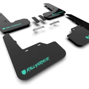 Certified Rally Armor 22-25 Subaru WRX Black UR Mud Flap Altered Font Teal Logo