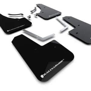 Final Sale Rally Armor 23-25 Mazda CX-50 (Will Not Fit CX-5) Black UR Mud Flap W/White Logo