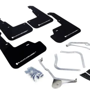 Direct From Factory Rally Armor 15-21 Subaru WRX/STI Black UR Mud Flap w/White Logo