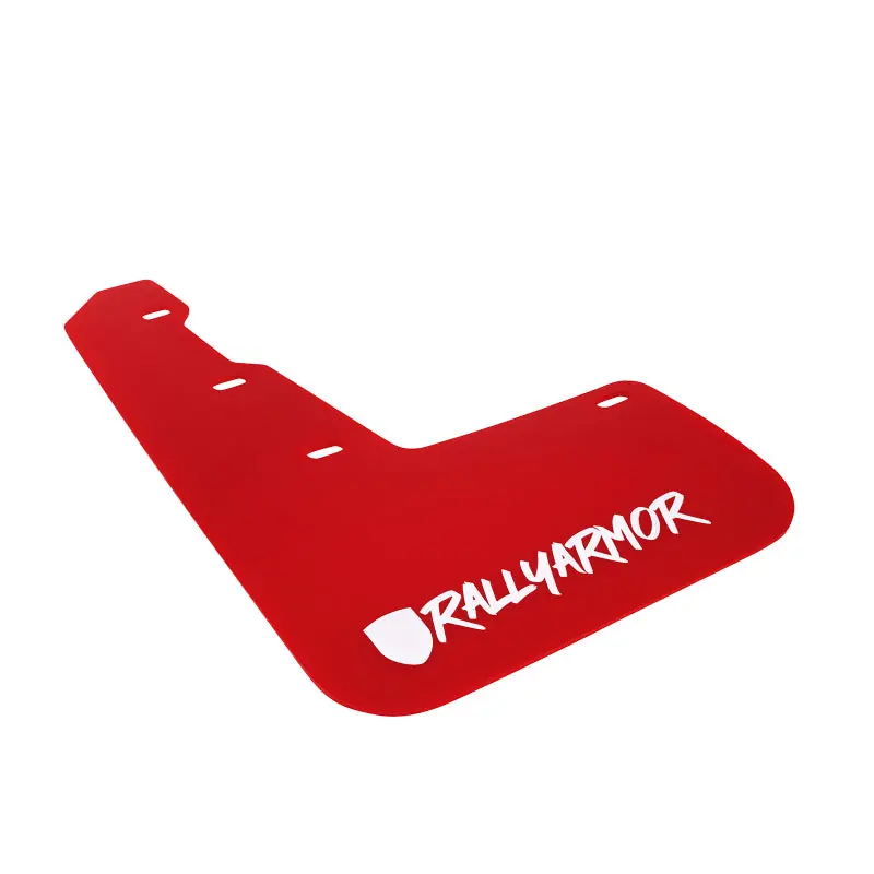Authentic Rally Armor 15-21 Subaru WRX/STI Red Mud Flap White Altered Font Logo