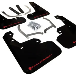 Don’t Miss Out Rally Armor 17-23 Subaru Impreza 4D/5D Black UR Mud Flap w/Red Logo