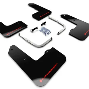 Final Sale Rally Armor 19-22 Hyundai Veloster N Black UR Mud Flap w/ Red Logo