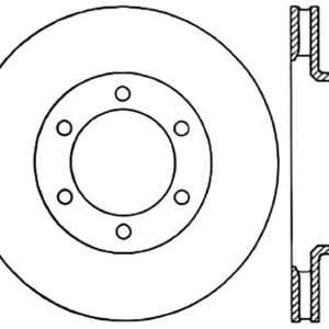 Shop Now StopTech Power Slot 05-09 Toyota Tacoma/03-09 4 Runner Slotted Right Front Cryo Rotor